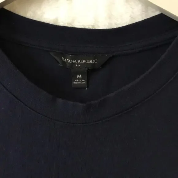 Banana Republic Navy T-Shirt Dress - Picture 3 of 8